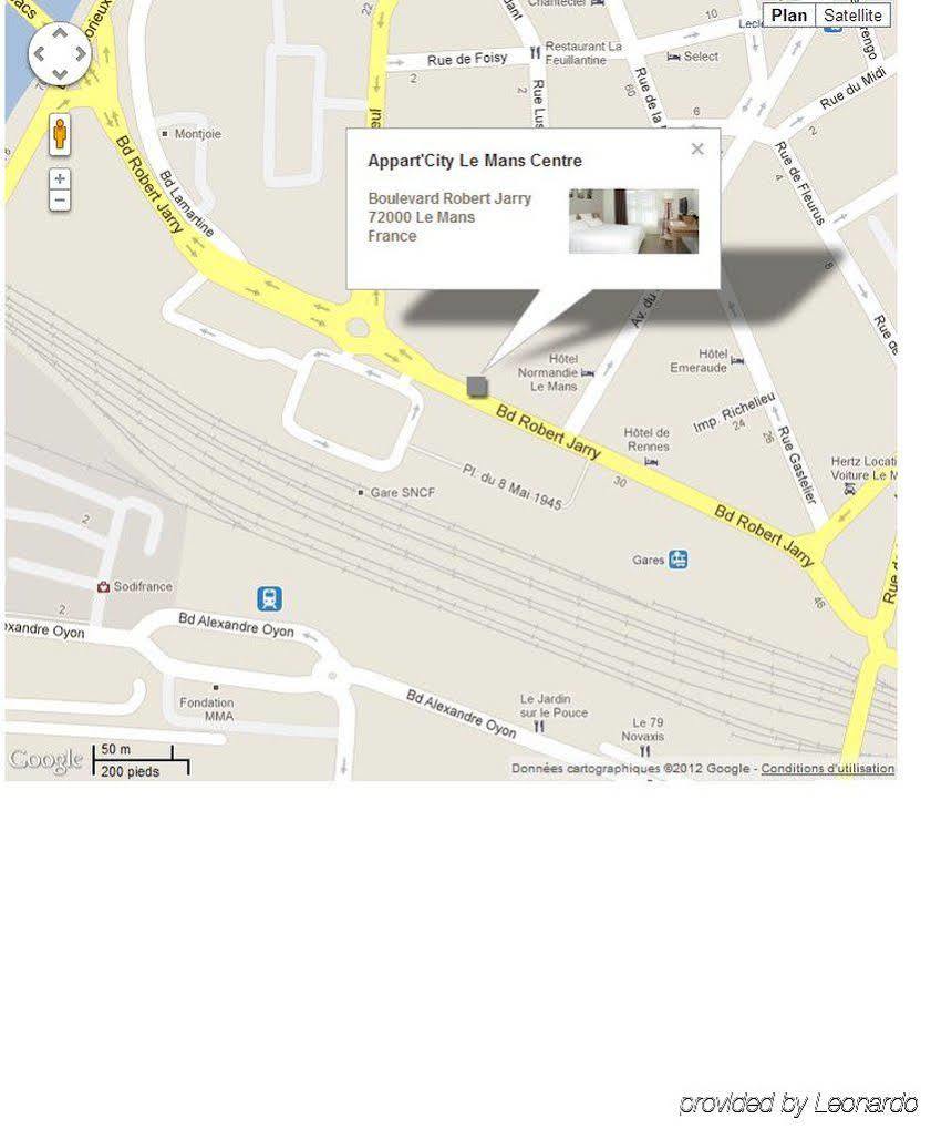 อัปปาร์ตซิตี้ เลอ ม็อง ซองทร์ Aparthotel เลอม็องส์ ภายนอก รูปภาพ
